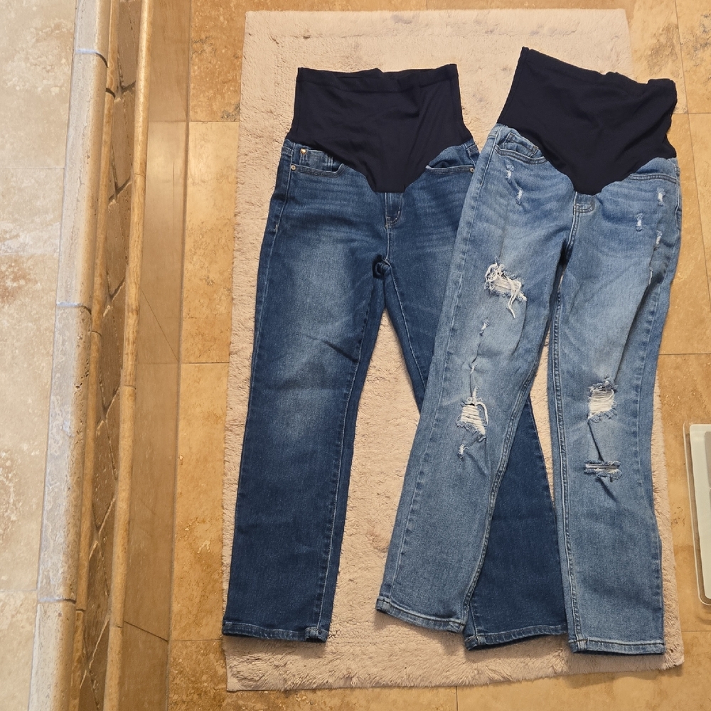 Women's Blue Maternity Jeans Size 24&25
